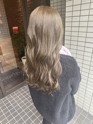 ブリーチなし◎やわらかベージュ