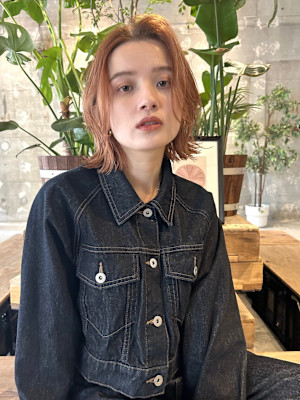 ウルフレイヤー×ベージュカラー　下北沢