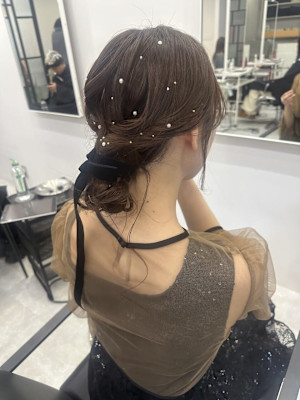 【Mai】@mai_fjw　ヘアセット