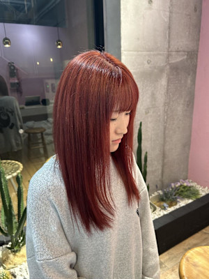 オレンジレッド