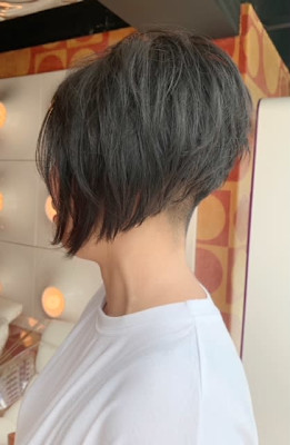 【WORKS】メリハリ外国人風ツーブロショート