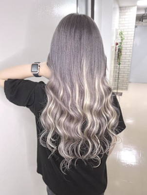 シルバーで可愛く