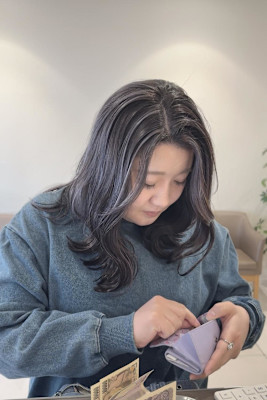 □春おすすめラベンダーグレーハイライト 