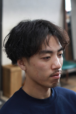 メンズスパイラルパーマ