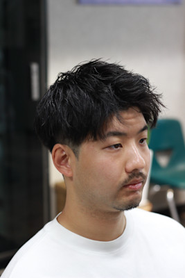 癖感カール×メンズショート