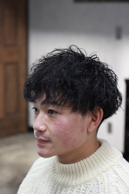 王道ツイストスパイラルパーマ