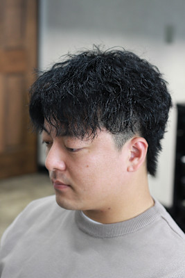 2ブロックスパイラルパーマスタイル