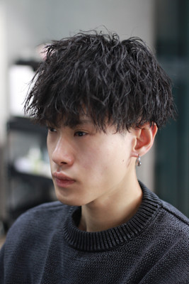 メンズツイストスパイラルパーマ