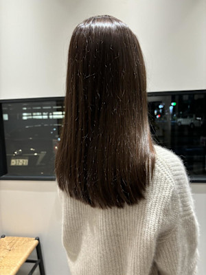 ツヤツヤストレート