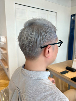 ベリーショート　×　アッシュカラー