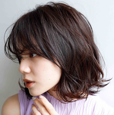 外ハネボブアッシュブラウン