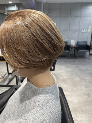 エレガントボブ☆ミルクティベージュ