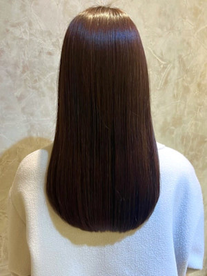 チョコレートブラウン 上品カラー 艶髪カラー ダメージレス