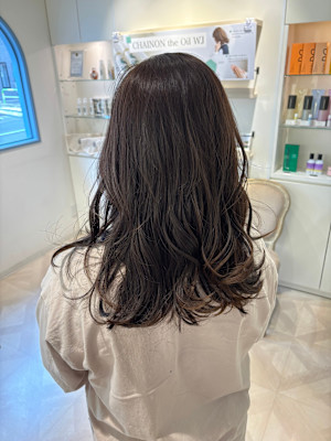 シアーブラウン透明感溢れるイルミナカラー赤羽埼京線