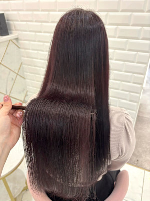 ブリーチなしラベンダーピンク＊まゆ