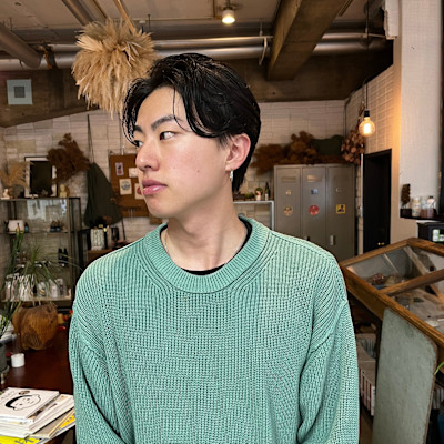 ナチュラルセンターパーマ