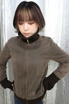 ステップボーンカットボブスタイル/イメチェン/美髪