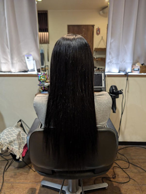 王道黒髪ロングヘアー