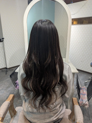 王道韓国ロングヘアーで返信