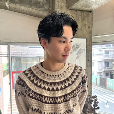 ピンパーマセンターパート