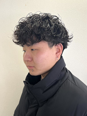 【平山明樹】大人カジュアル/波巻きスパイラルパーマ