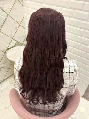 ブリーチなしラベンダーピンク＊まゆ