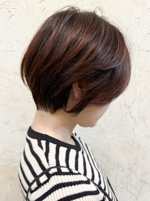 Flor戸塚*小顔ショート+大人女子+ショコラブラウン*