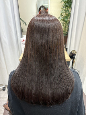 【青葉区】気分が弾む艶カラーこなれ感UPの大人ブラウン♪