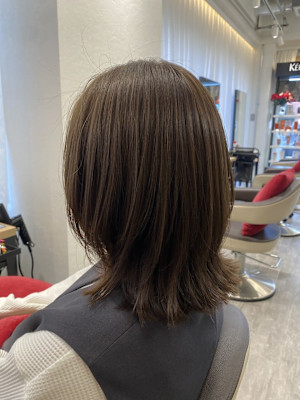  【青葉区／ウルフ】くすみ感×美人アッシュブラウンで抜け感u