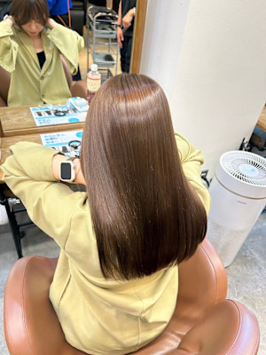 髪質改善ストレート