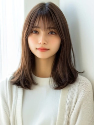 くすみベージュ 髪質改善 艶カラー メルティカラー 30代