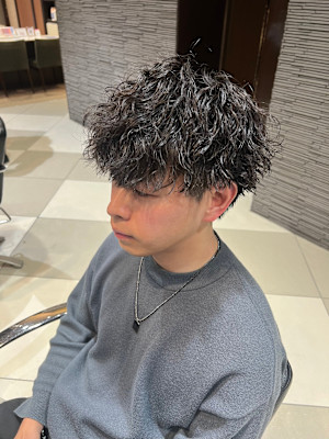 奈良メンズツイストスパイラルパーマアイブロウ香芝メンズパーマ