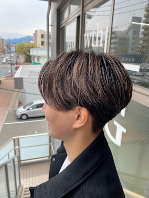 センターパート/ハイライト