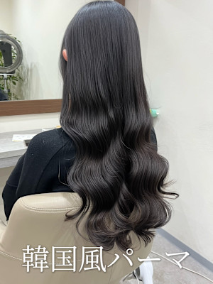 銀座店1番人気メニュー「韓国風パーマ」