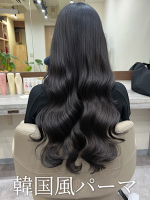 銀座店1番人気メニュー「韓国風パーマ」