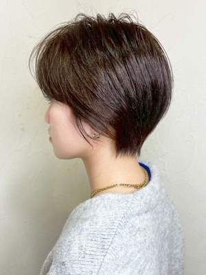 【Reir_下北沢】*小顔ショート+ダークブラウン*