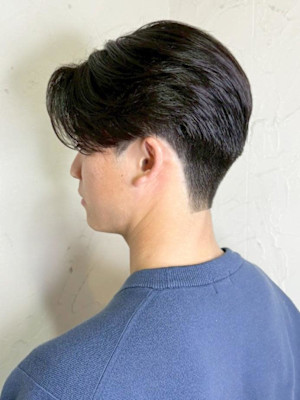 【Reir_下北沢】*メンズ+センターパート+刈り上げ*