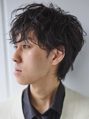 【シャドウパーマ】マッシュ/メンズパーマ/メンズカット/池袋