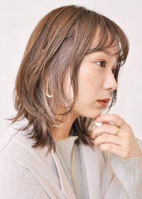 インナーカラー/ウルフ/シースルーバング 