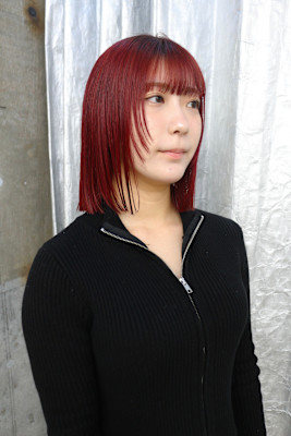 ステップボーンカットボブスタイル/イメチェン/美髪