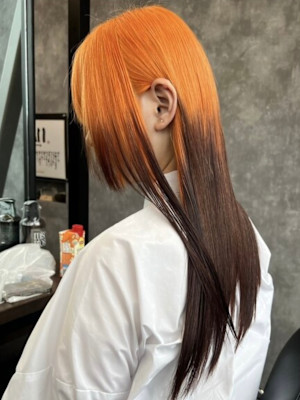 ルーツカラー　デザインカラー　ハイトーン　表参道/原宿