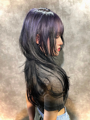 エンジェルリングカラー　デザインカラー　ハイトーン　原宿/表