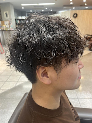 メンズ波巻きツイストスパイラル