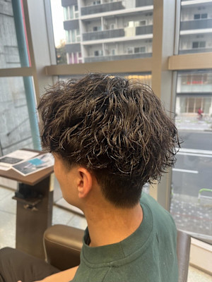 メンズ波巻きスパイラルパーマ