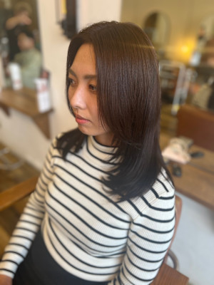 レイヤー　フロントパーマ