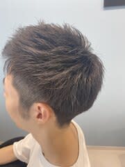 サッパリ爽やか好印象☆ツーブロック＆アップバングショート