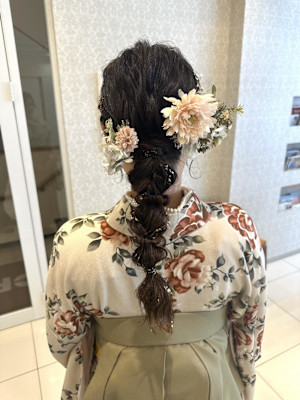 [aina]編み下ろしヘアセット