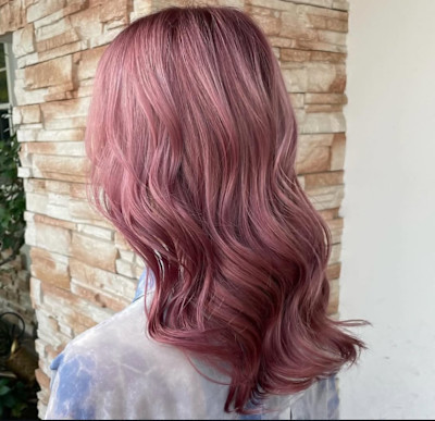 柔らかピンクグラデーション♪