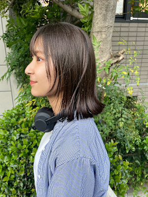 涼しげレイヤーボブ