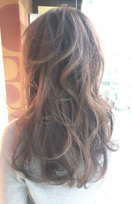 【WORKS】イルミナベージュブラウン×ロングレイヤー